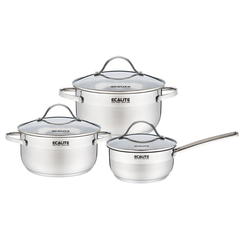 Bộ nồi inox 3 đáy E-Series Ecalite RW-3006SS ảnh 5