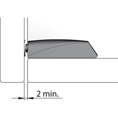 Đế Cho Nêm Nhấn Loại Dài Màu Xám Hafele 356.12.527 ảnh 6