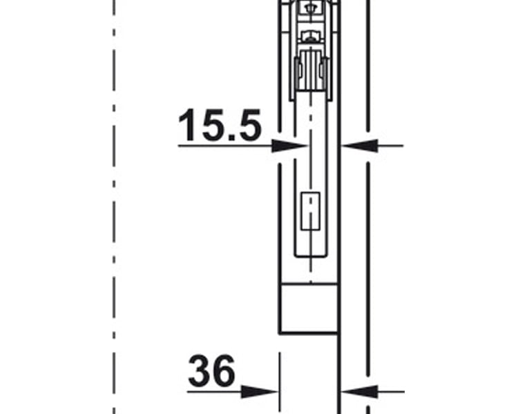Bộ Hộp Lực Flap Fitting Hafele 372.91.411 – ảnh 2