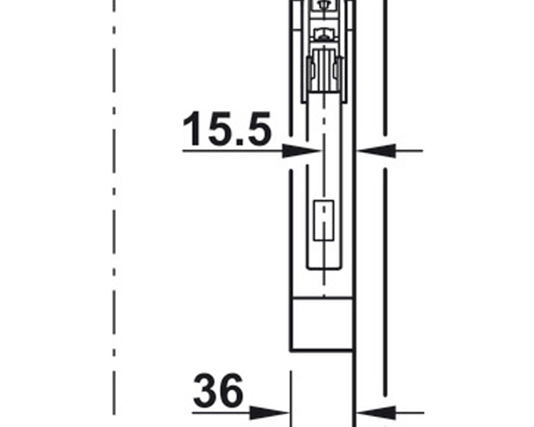 Bộ Hộp Lực Flap Fitting Hafele 372.91.413 – ảnh 2