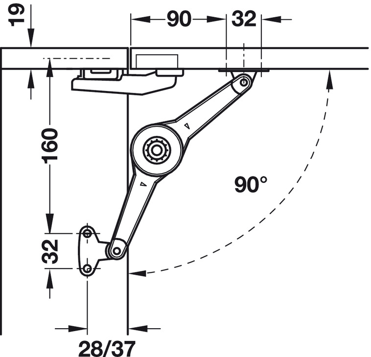 Tay Nâng Duo Forte Hafele 373.66.632 - Ứng dụng của tay nâng Duo Forte Hafele 373.66.632 Tay Nâng Duo Forte Hafele 373.66.632 - Ứng dụng của tay nâng Duo Forte Hafele 373.66.632