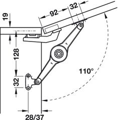 Tay Nâng Duo Forte Hafele 373.66.632 ảnh 6