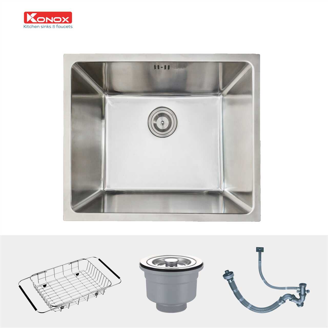 Chậu Rửa Chén Đơn Undermount sink Konox KN5444SU – ảnh 4