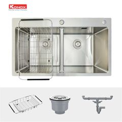Chậu Rửa Chén 2 Hộc Overmount sink Konox KN8248DOB ảnh 4