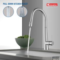 Vòi Rửa Chén Dây Rút Konox KN1901C ảnh 4