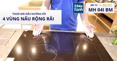 Bếp từ 4 vùng nấu Malloca MH 04I BM / Kính Eurokera, dạng xước Metalic kiểu mới ảnh 4