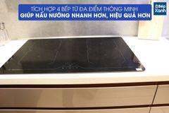 Bếp từ 4 vùng nấu Malloca MI-784 ITG / Nhập khẩu Italia, kính Ceramic ảnh 9