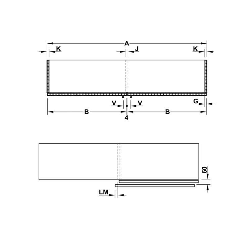 Phụ Kiện Cửa Trượt Bằng Mặt Hafele 406.11.204 – ảnh 4