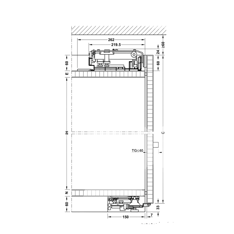 Phụ Kiện Cửa Trượt Bằng Mặt Hafele 406.11.286 – ảnh 2