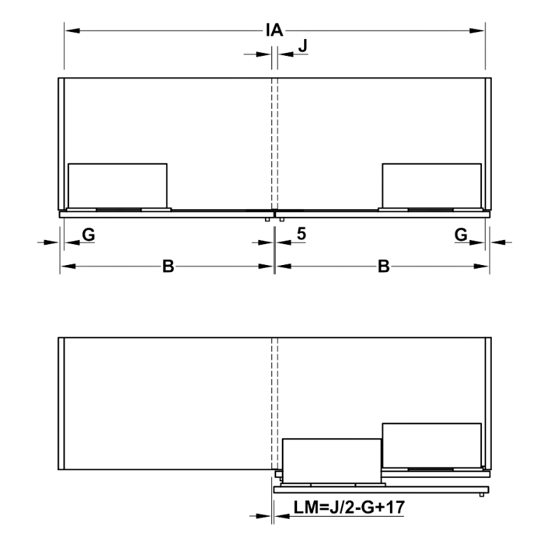 Phụ Kiện Cửa Trượt Bằng Mặt Hafele 406.11.286 – ảnh 3