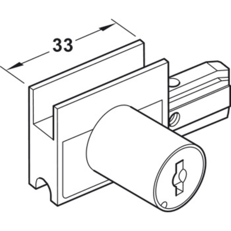 Bộ Phụ Kiện Cửa Trượt Tủ Kính Hafele 415.13.104 – ảnh 3