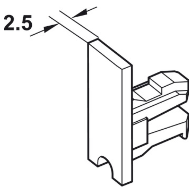 Bộ Phụ Kiện Cửa Trượt Tủ Kính Hafele 415.13.104 – ảnh 5
