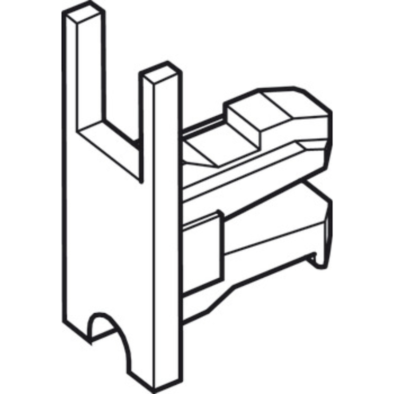 Bộ Phụ Kiện Cửa Trượt Tủ Kính Hafele 415.13.104 – ảnh 6