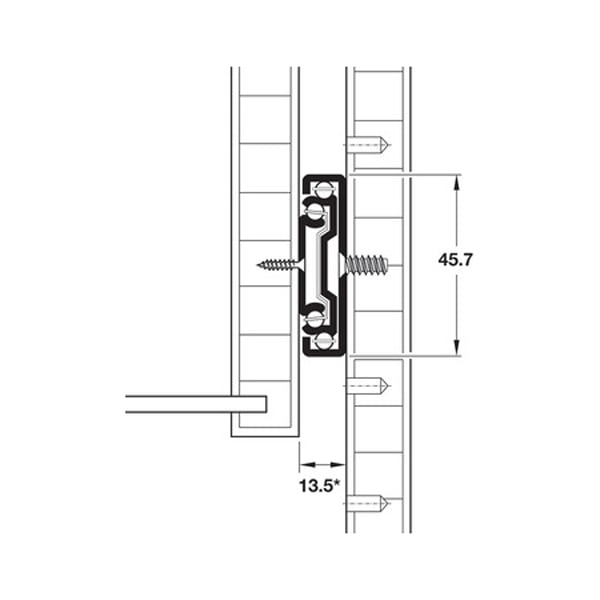 Ray Bi Giảm Chấn Hafele 494.02.063 – ảnh 3