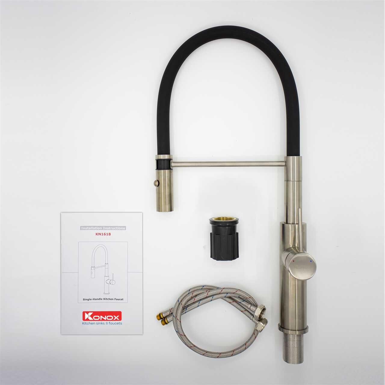 Vòi Rửa Chén Thân Mềm Konox KN1618 – ảnh 5