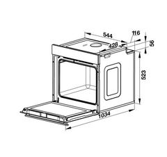 Lò nướng âm tủ Hafele HO-K60C 535.62.591 ảnh 3