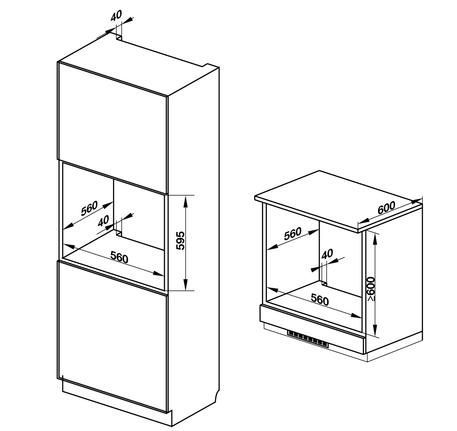 Lò nướng âm tủ Hafele HO-K60C 535.62.591 - Hướng dẫn lắp lò nướng âm tủ HO-K60C Häfele 535.62.591 Lò nướng âm tủ Hafele HO-K60C 535.62.591 - Hướng dẫn lắp lò nướng âm tủ HO-K60C Häfele 535.62.591