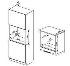 Lò nướng âm tủ Hafele HO-K60C 535.62.591 ảnh 4