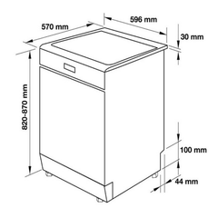 Máy Rửa Chén Độc Lập HDW-F60E Hafele 538.21.200 ảnh 2