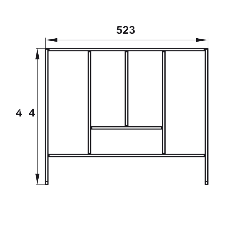 Khay Chia Ngăn Kéo 600mm Xám Hafele 552.52.307 - Vì sao phụ kiện lưu trữ quan trọng với tủ? Khay Chia Ngăn Kéo 600mm Xám Hafele 552.52.307 - Vì sao phụ kiện lưu trữ quan trọng với tủ?