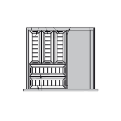 Khay Chia Ngăn Kéo 500mm Bằng Inox Hafele 552.52.390 ảnh 3