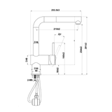 Vòi Rửa Chén Bát HT21-GH1P254 Hafele 577.55.590