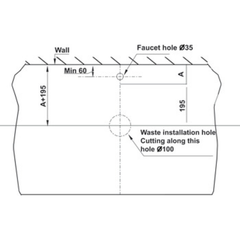 Chậu Lavabo Đặt Bàn Sapporo Hafele 588.79.030 ảnh 3