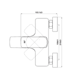 Bộ Trộn Nổi 2 Đường Nước Hafele 589.15.005