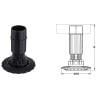 Chân Tủ Có Điều Chỉnh Chiều Cao H100mm Hafele 637.76.353 – ảnh 2