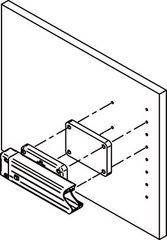 Miếng Đệm ABS Cho Phụ Kiện Khung Kéo Hafele 805.78.751 ảnh 3
