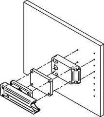 Miếng Đệm ABS Cho Phụ Kiện Khung Kéo Hafele 805.78.751 ảnh 2
