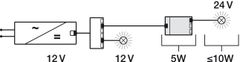 Biến Áp Đèn Led 12V Sang 24V Hafele 833.77.934 ảnh 2