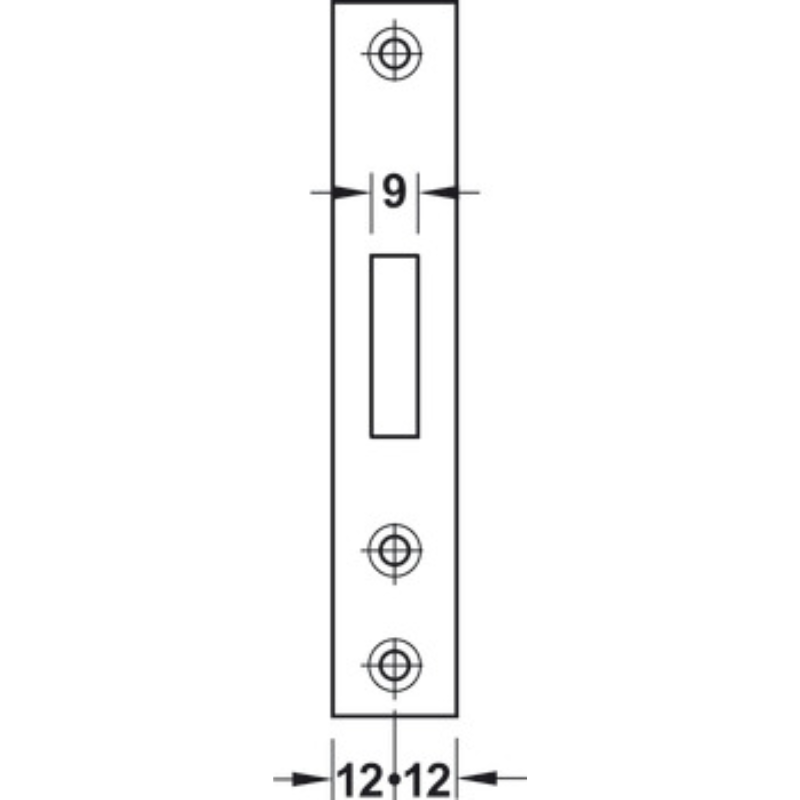 Thân Khoá Chốt Chết Hafele 911.22.490 – ảnh 2