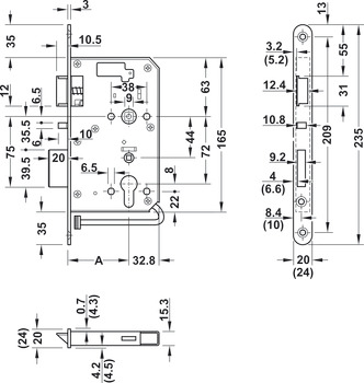 Thân Khoá DT700/DT710 Hafele 917.81.867 - Hướng dẫn lắp thân khoá DT700/DT710 Häfele 917.81.867 Thân Khoá DT700/DT710 Hafele 917.81.867 - Hướng dẫn lắp thân khoá DT700/DT710 Häfele 917.81.867