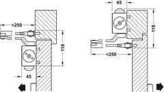 Thiết Bị Đóng Cửa Tự Động 150KG Hafele 931.84.769 ảnh 4
