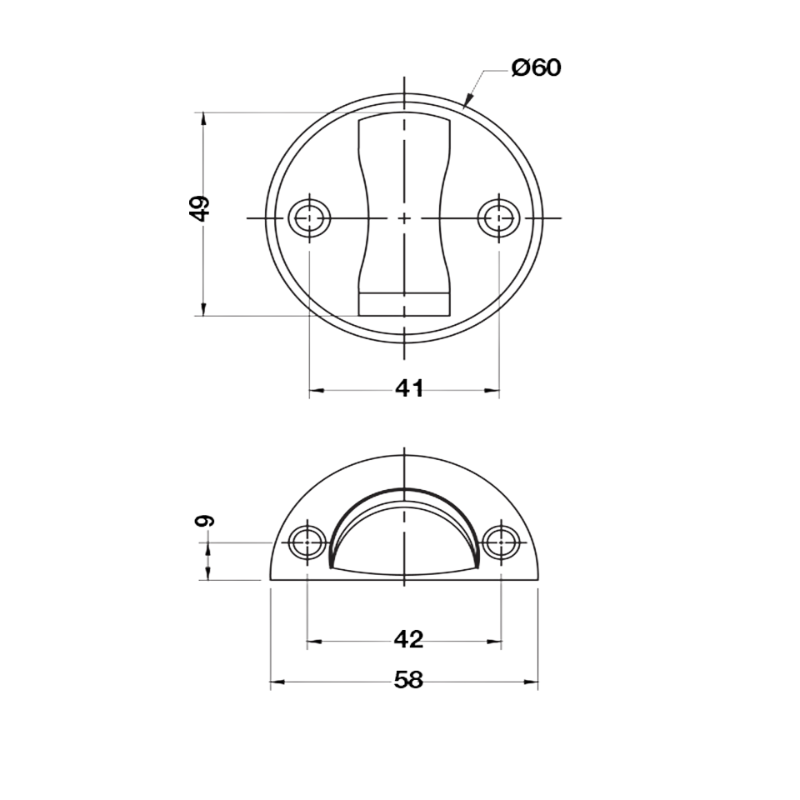 Chặn Cửa Nam Châm Hafele 938.30.031 – ảnh 2