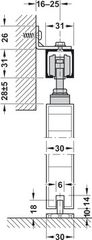Bánh Xe 4 Bánh Hafele 940.60.011 ảnh 4
