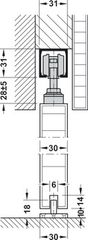Bánh Xe 4 Bánh Hafele 940.60.011 ảnh 2
