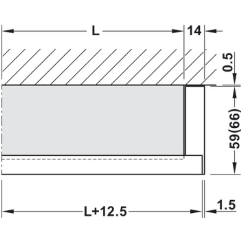 Bộ Các Thành Phần Cho Cửa Hafele 940.80.001 – ảnh 8