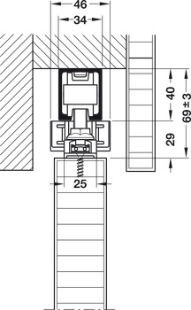 Bộ Các Thành Phần Hawa Symmetric 80/Z Hafele 940.81.009 – ảnh 8