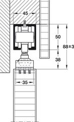 Bộ Các Thành Phần Hawa Junior Hafele 941.20.008 ảnh 6