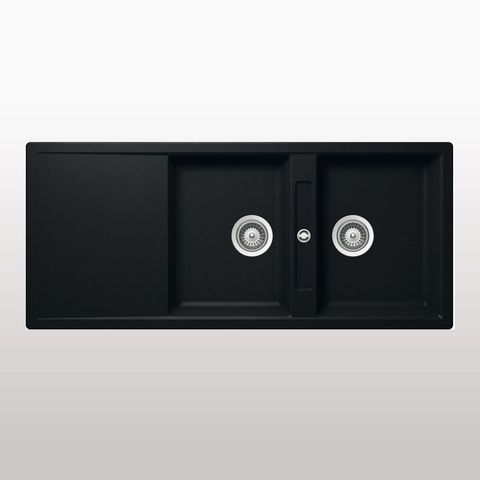 Chậu đá Hafele HS20-GKD2S80 / Màu đen, Mã số: 570.33.330