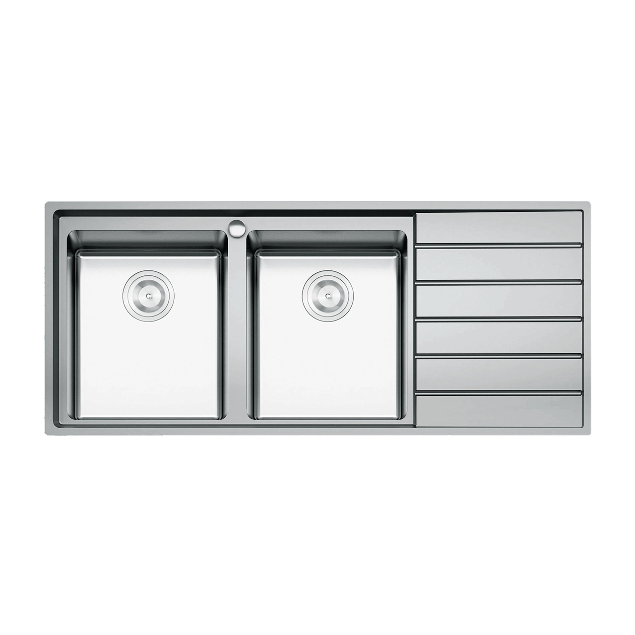 Chậu Rửa Chén 2 Hộc 1 Cánh (Trái Hoặc Phải) Premium Konox KS11650 2B – ảnh 5