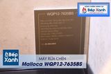 Máy rửa chén Malloca WQP12-7635BS