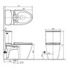  Bồn cầu 2 khối Inax ACT-602VN 