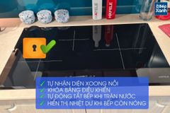 Bếp từ 3 vùng nấu Hafele HC-I773D 536.01.905/ Nhập Khẩu Tây Ban Nha/ Kính Schott Ceran Germany ảnh 4