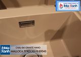 Chậu đá Malloca Tortora K-50043 / Màu đất / Phủ nano kháng khuẩn