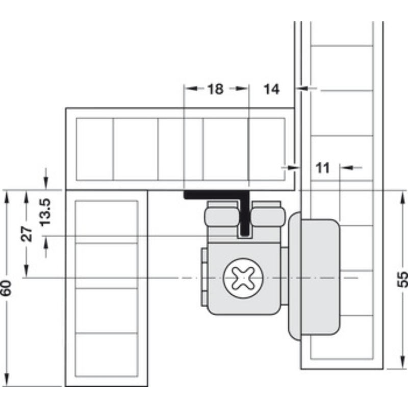 Bánh Xe Silent-Fold 40 Hafele 409.61.750 – ảnh 5