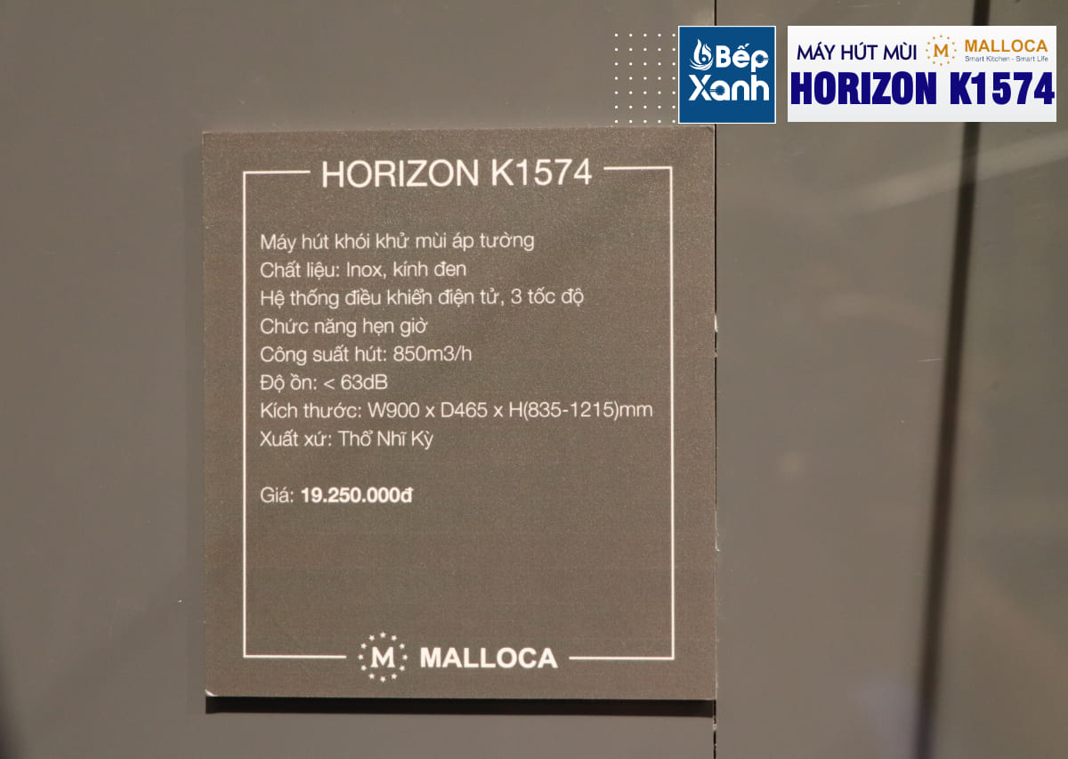 Máy hút mùi áp tường Malloca Horizon K1574 - Lắp đặt máy hút mùi Malloca Horizon K1574 Máy hút mùi áp tường Malloca Horizon K1574 - Lắp đặt máy hút mùi Malloca Horizon K1574