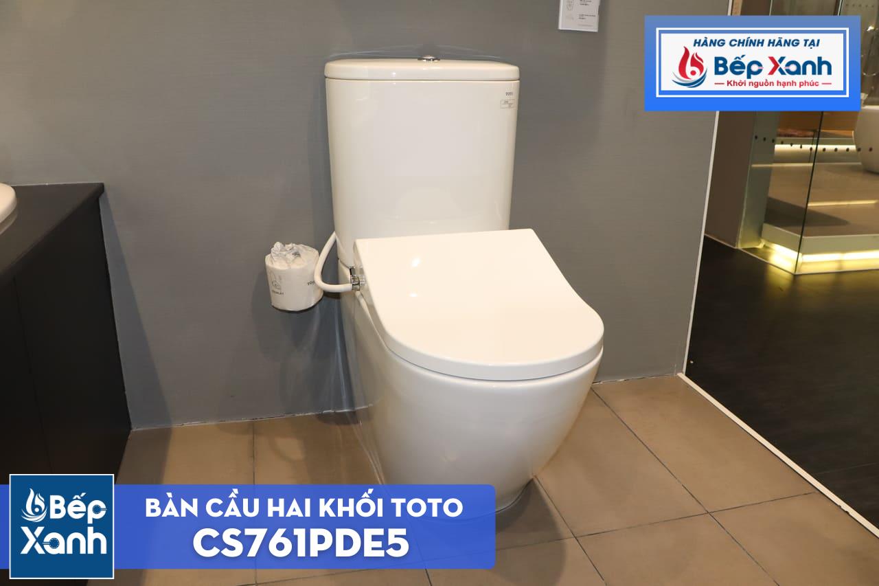 Bàn Cầu Hai Khối ToTo CS761PDE5#XW – ảnh 5